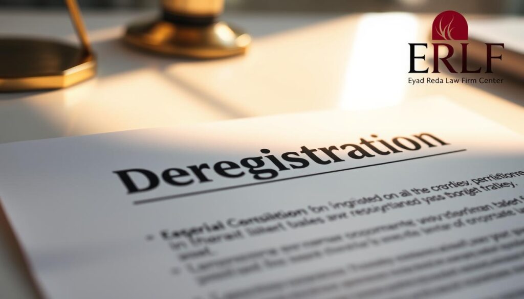deregistration definition